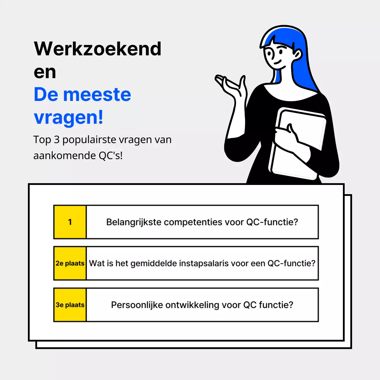 Eenvoudige sollicitatietips van Blue voor zittende sollicitanten