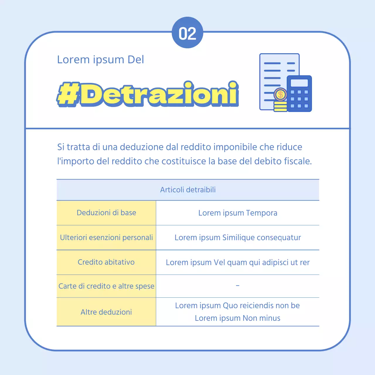 Una semplice guida blu e gialla ai concetti e alla terminologia di fine anno