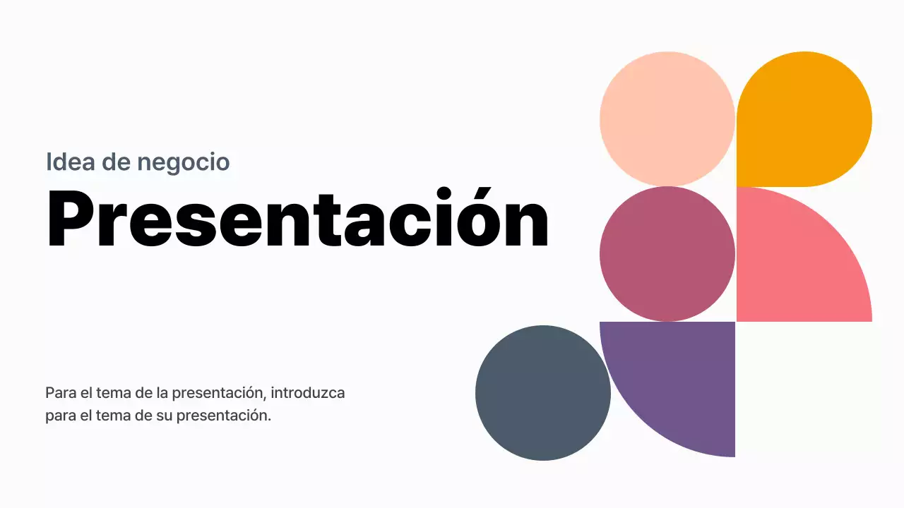 Un moderno resumen del proceso de ideas en púrpura