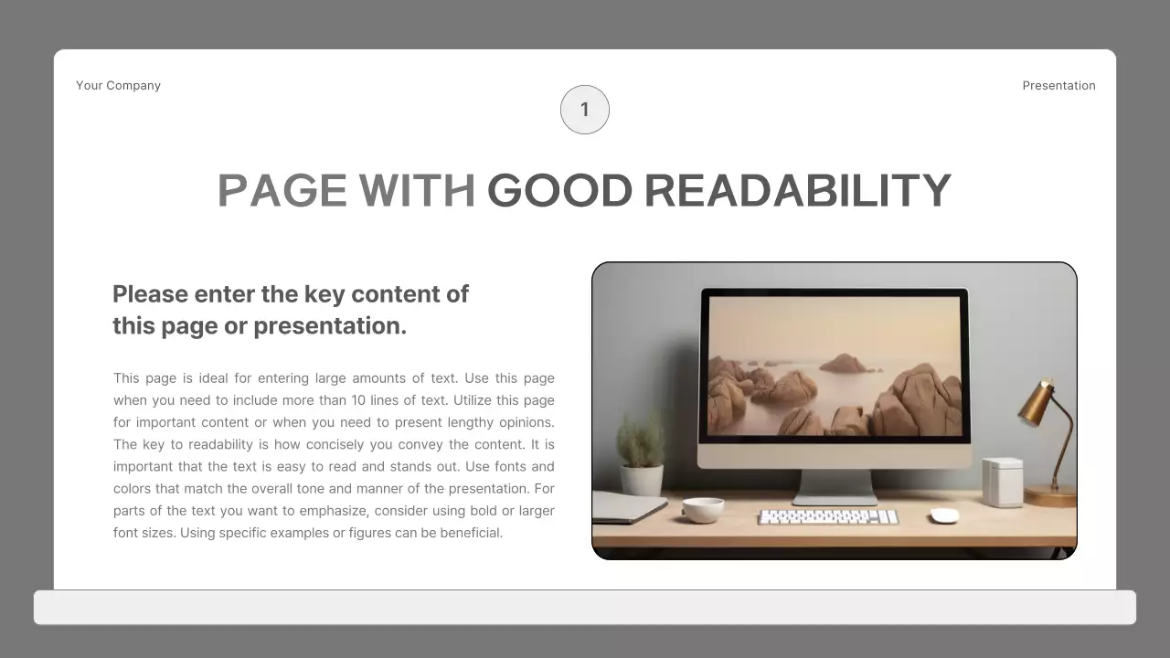 Grey Minimal Business Plan Presentation