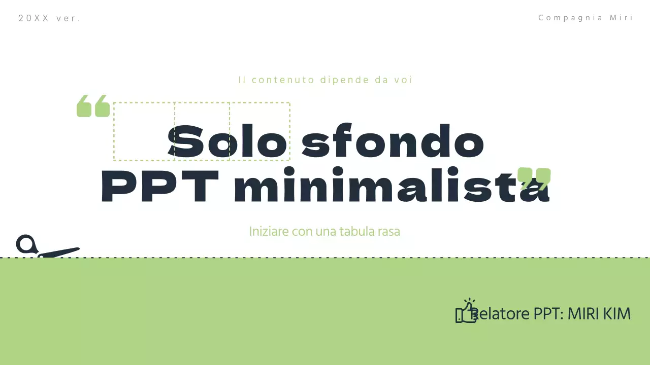 Presentazioni con un semplice sfondo dello stato dell'Unione e del blu navy.