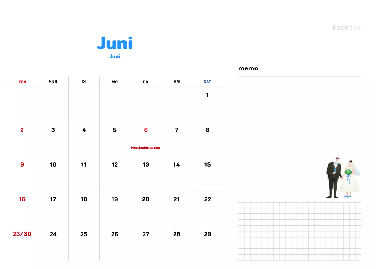 Een warme, geïllustreerde nieuwjaarskalender