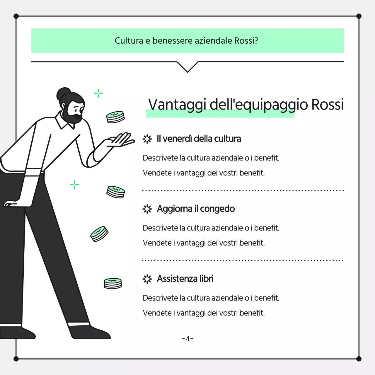 Carta intestata aziendale promozionale minimalista in chartreuse e nero