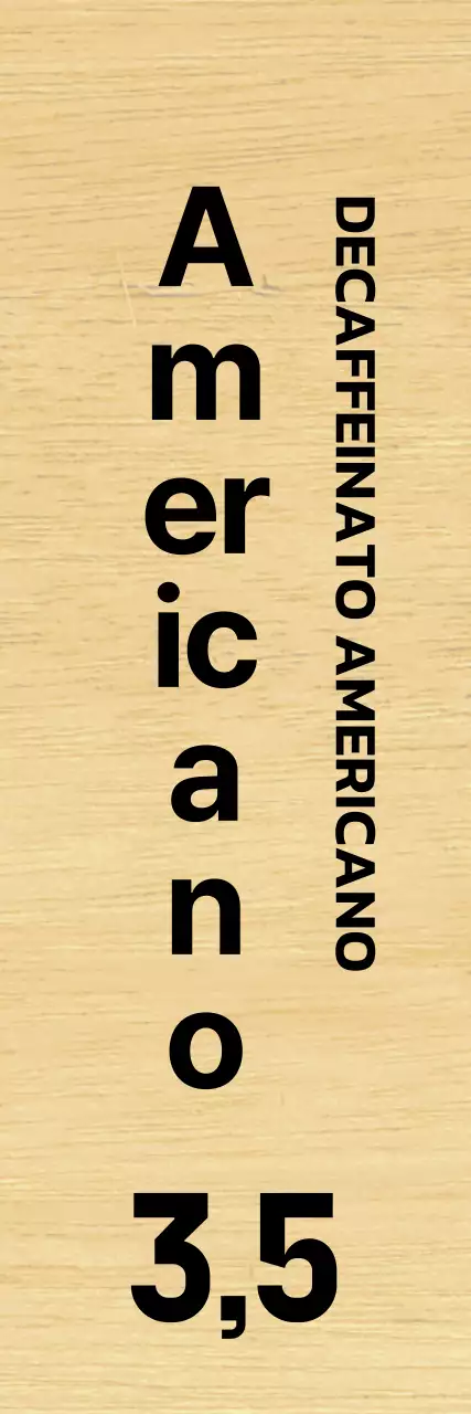 Caffè con scritte nere e accenti rosa.