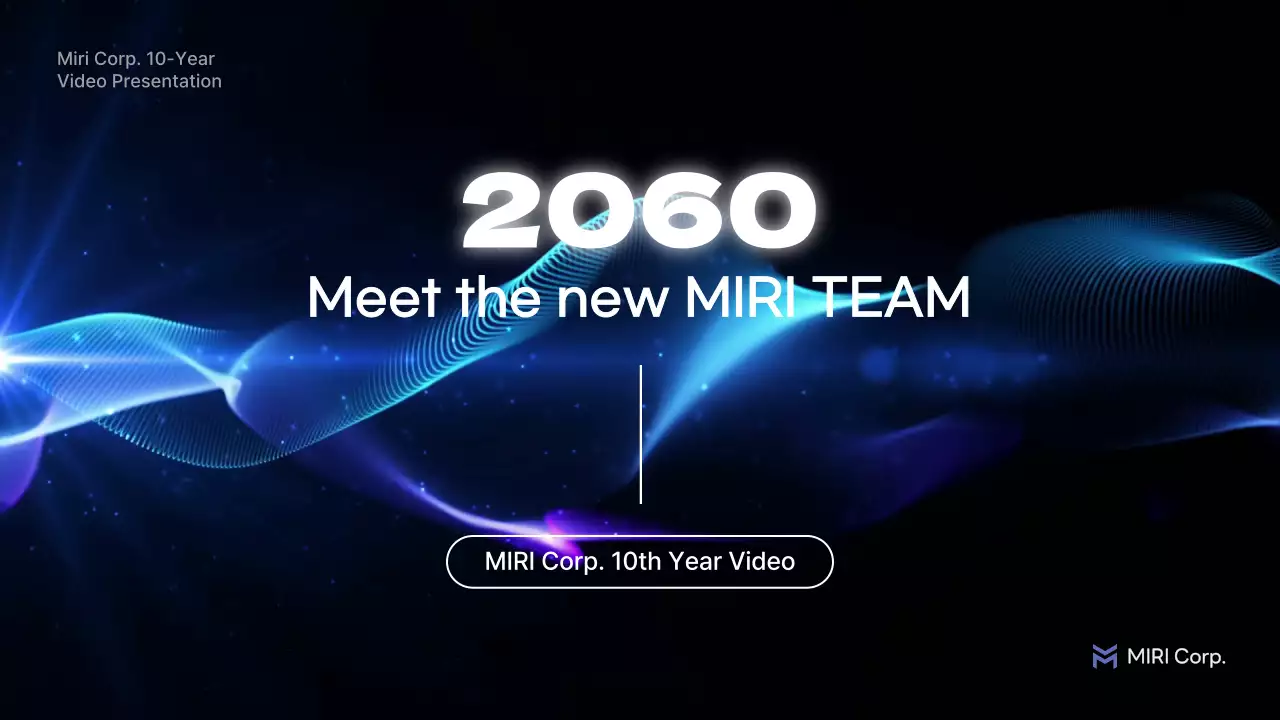 블루 퓨처리스틱 팀 프리젠테이션 유튜브 썸네일