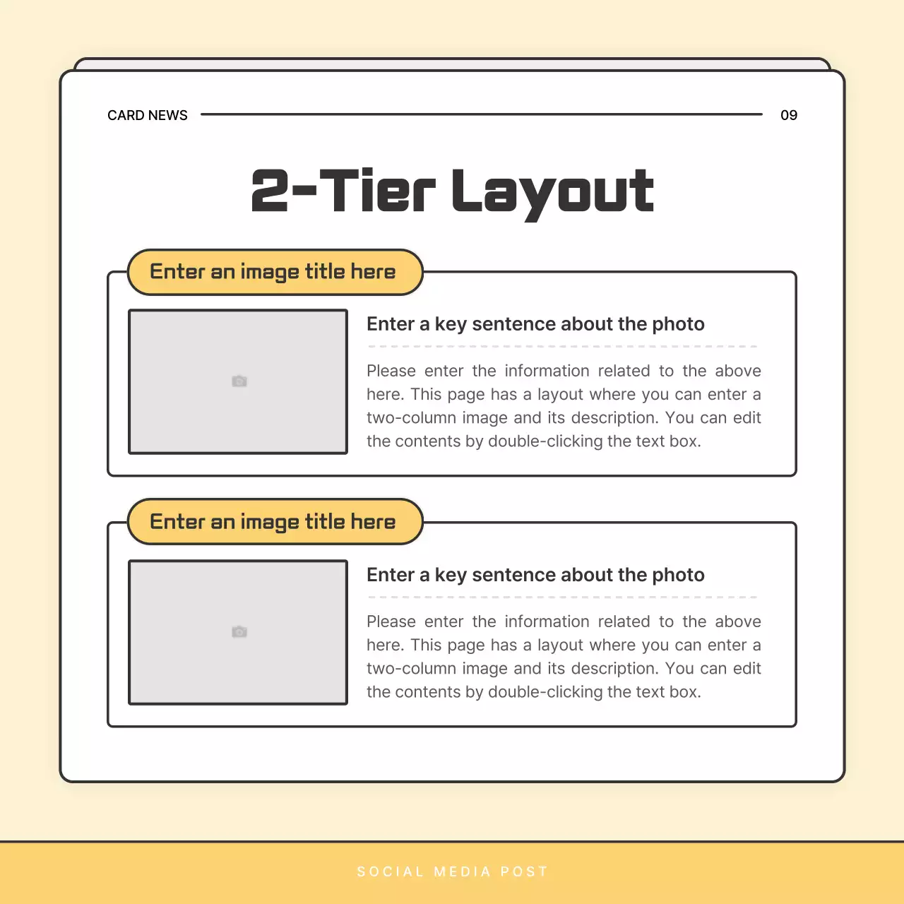 Beige Simple Social Media Newsletter Instagram Carousel