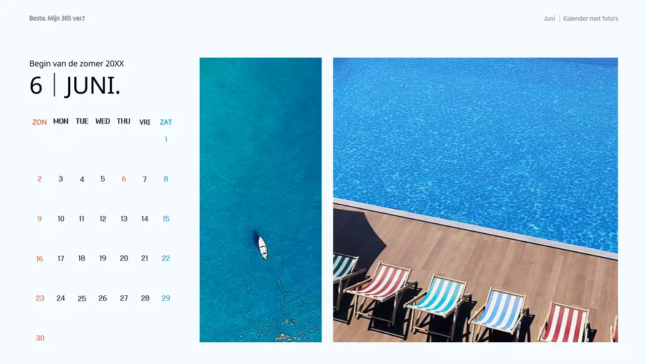 Een trendy GoodNote-kalender in wit en grijs