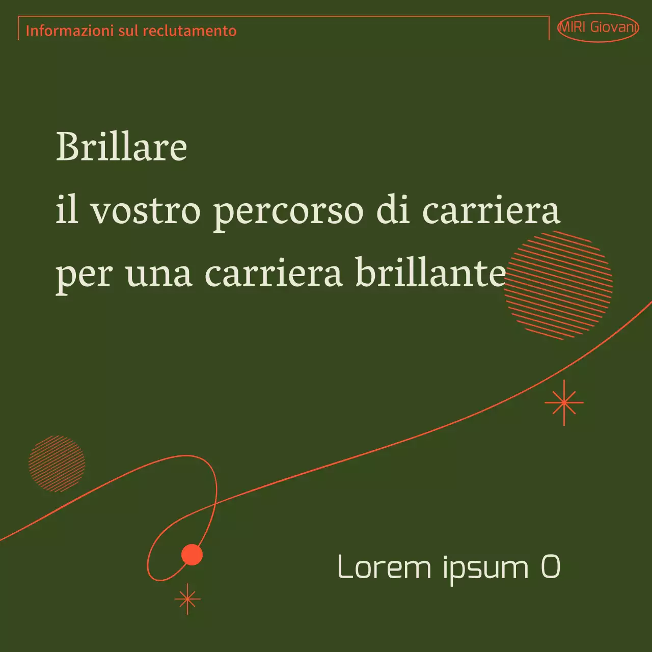 Una semplice guida per gli utenti della comunità in verde e arancione