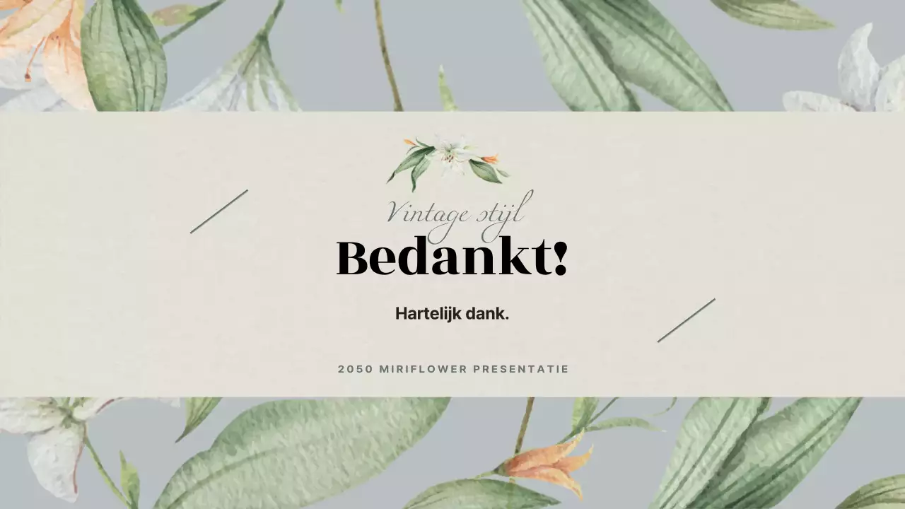 Vintage winters bloemvoorstel in lichtblauw