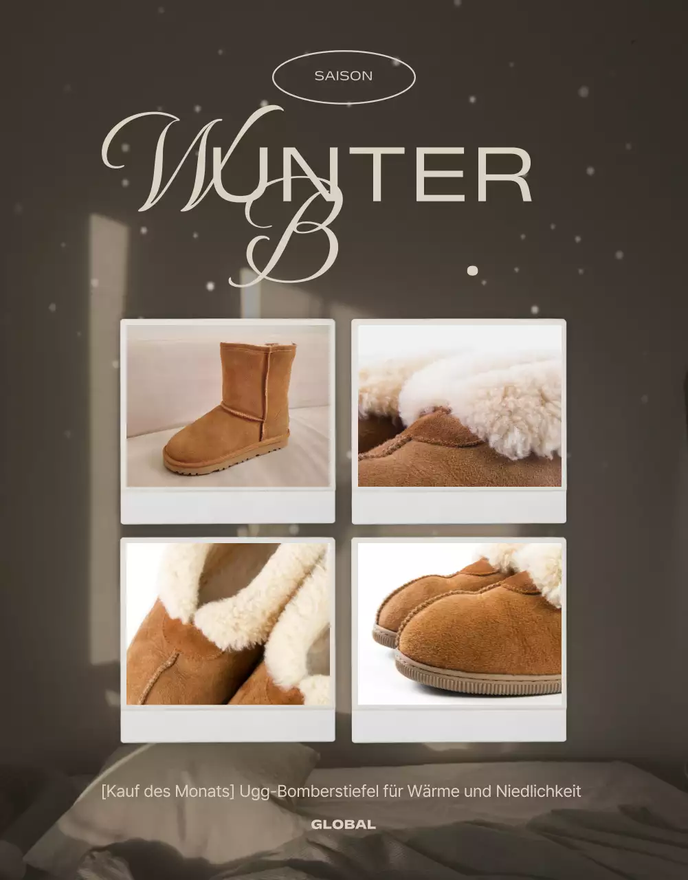 Über die einfachen braunen und roten Ugg-Stiefel