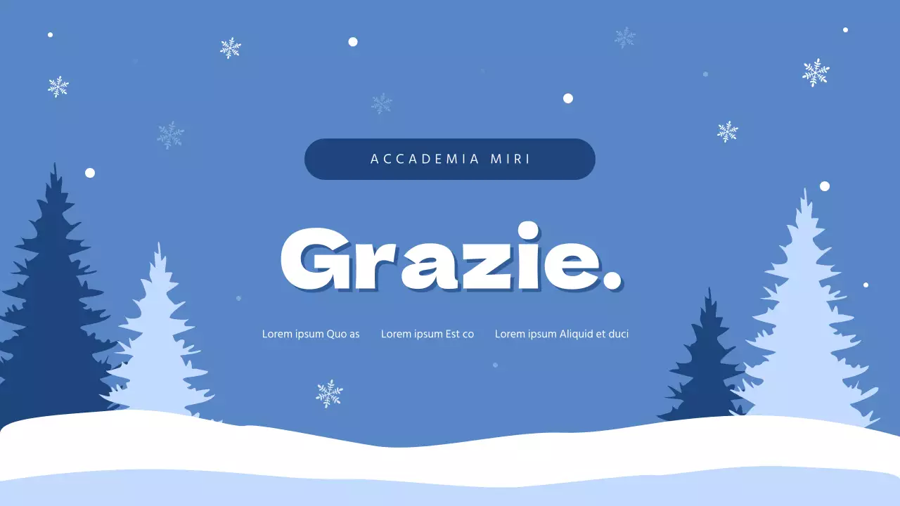 La vostra guida per un corso intensivo di vacanze invernali in bianco e blu