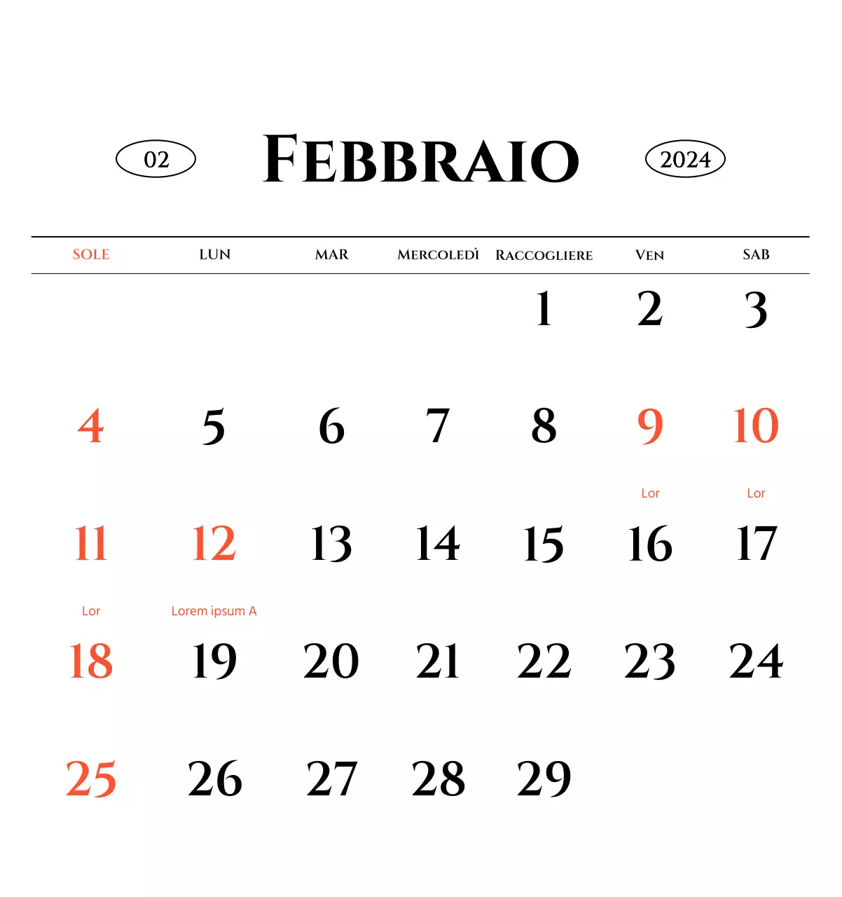Calendario da parete in stile semplice con concetto di fotografia di viaggio emozionale in bianco e nero
