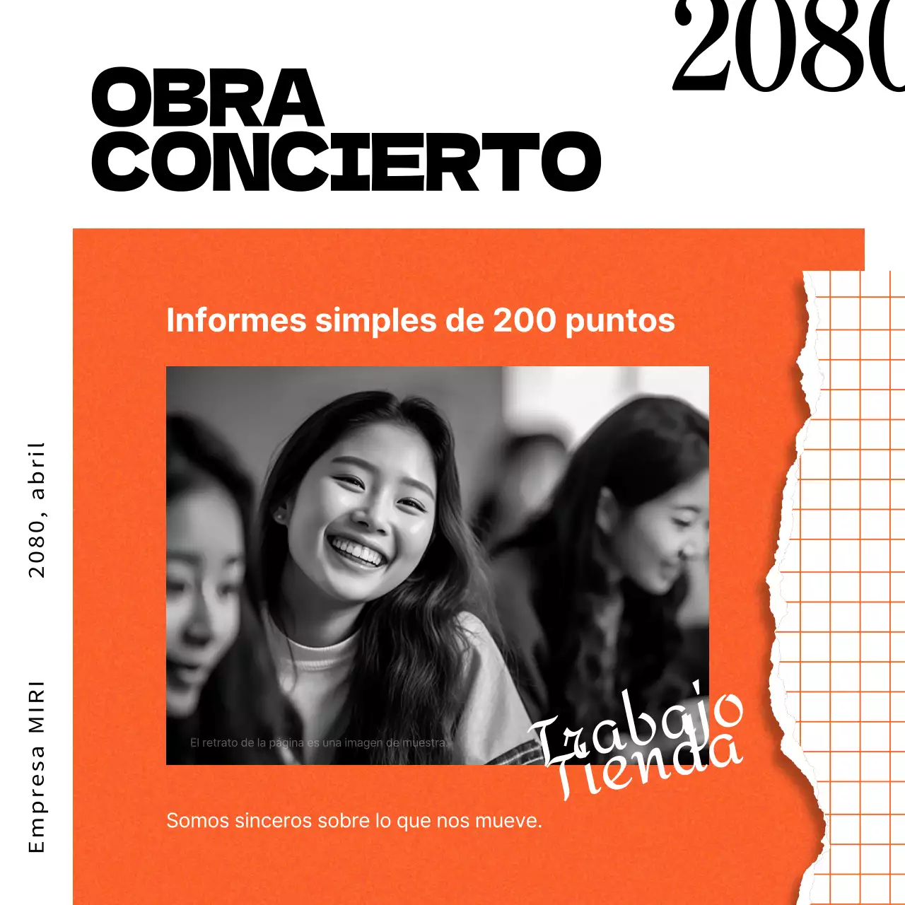 Promover los conciertos de la marcha naranja y azul
