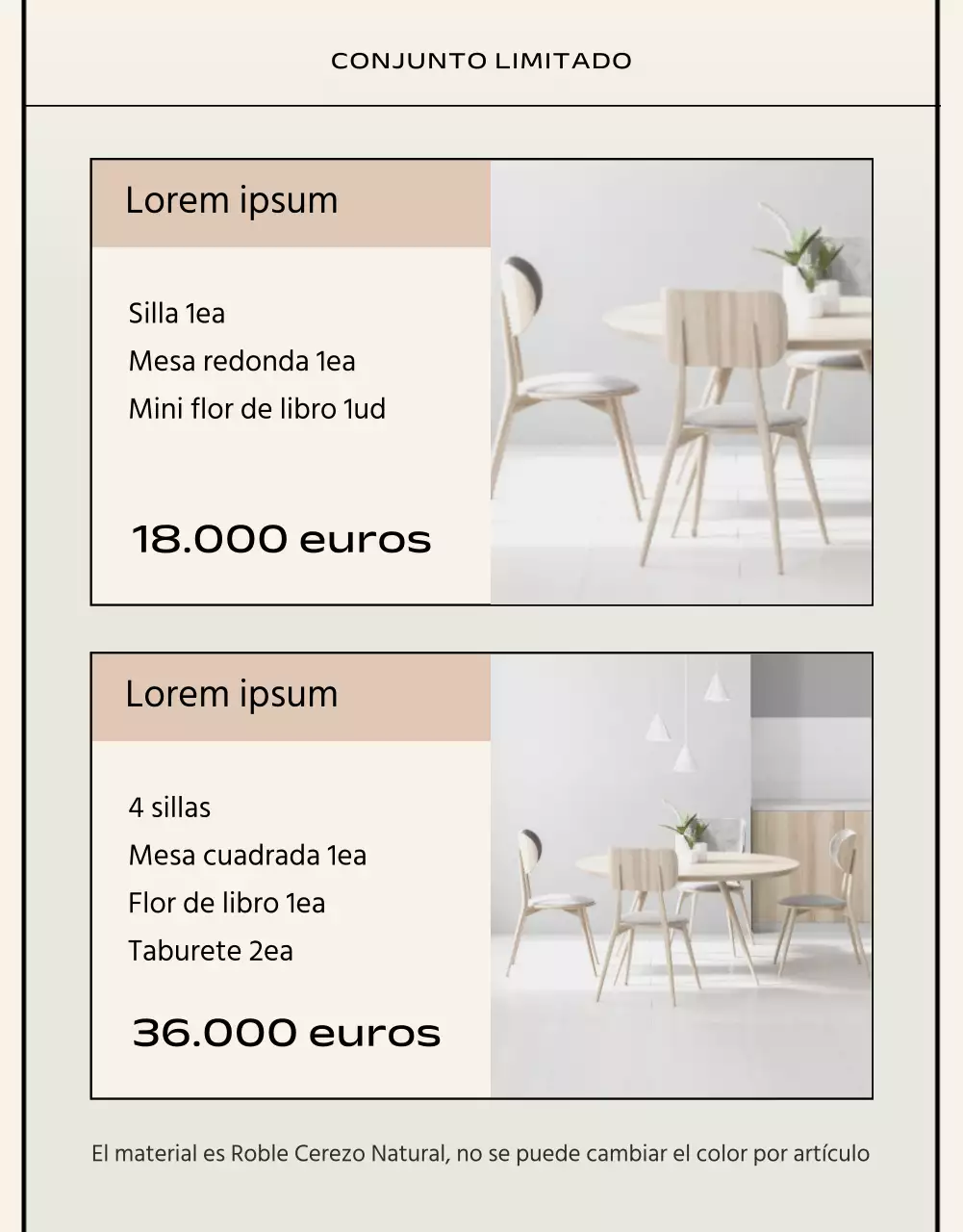 Estilo básico en negro y beige Declaración de marca de comercio