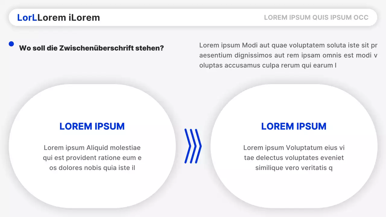 Ein einfacher Bericht in blauem und schwarzem Layout