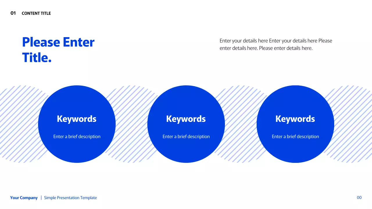 Blue Minimal Business Presentation