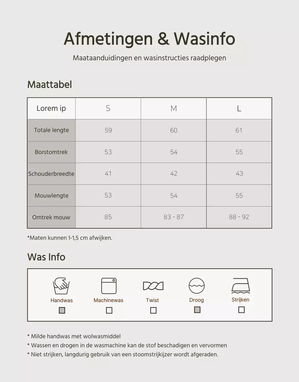 Moderne gebreide winterkleding in beige en bruin