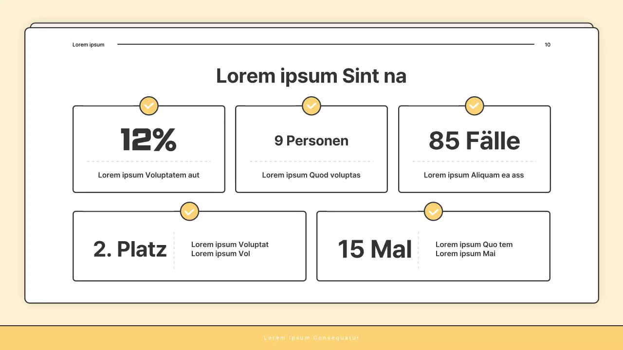 Ein einfacher gelb-weißer Rundbrief des Sozialamtes