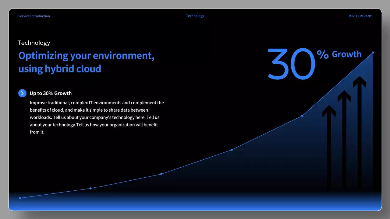 Black Modern Service Presentation