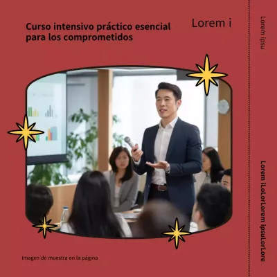 Promueva un sencillo curso intensivo de principios de año en rojo y amarillo