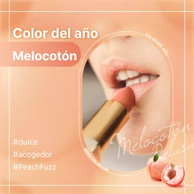Post sobre el color naranja, tendencia del año