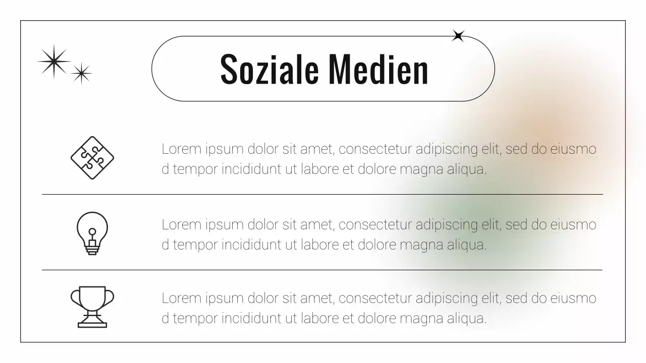 Minimalistischer Geschäftsbericht in Beige und Weiß
