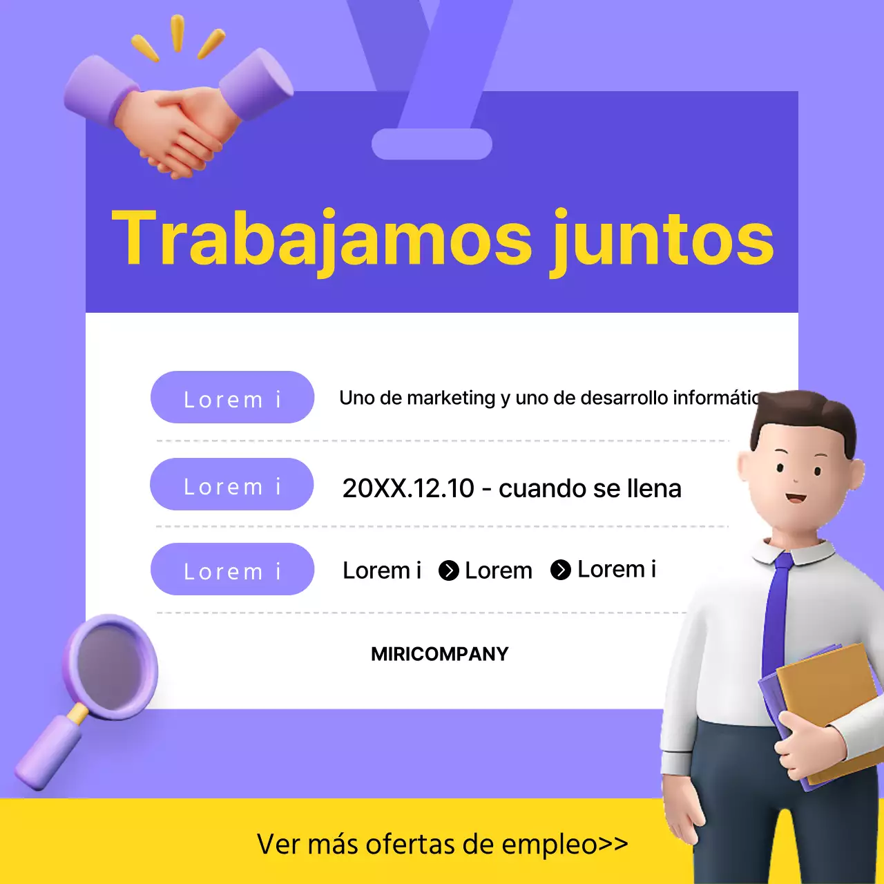 Una sencilla presentación de marca en 3D en color malva