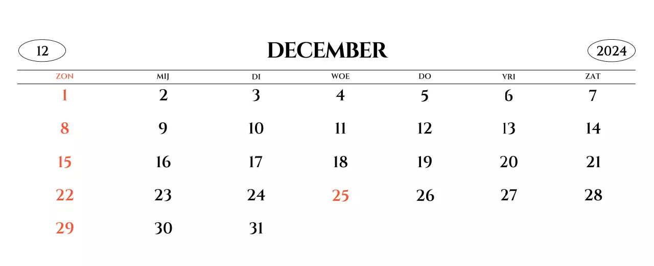 Eenvoudige stijl muurkalender met zwart-wit emotionele reisfotografie concept