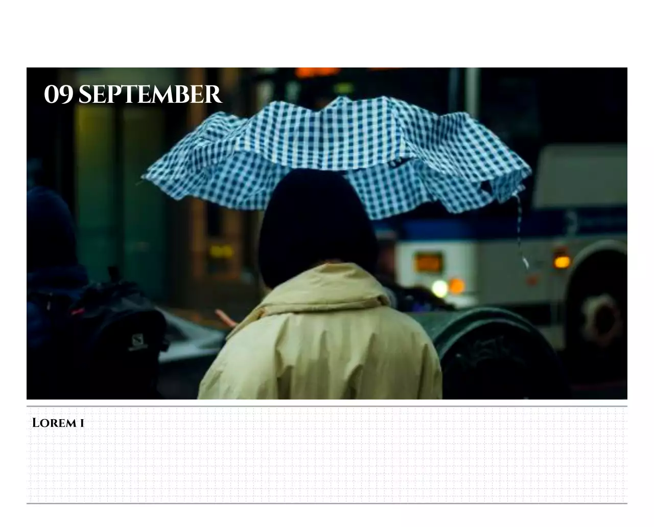 Eenvoudige stijl muurkalender met zwart-wit emotionele reisfotografie concept