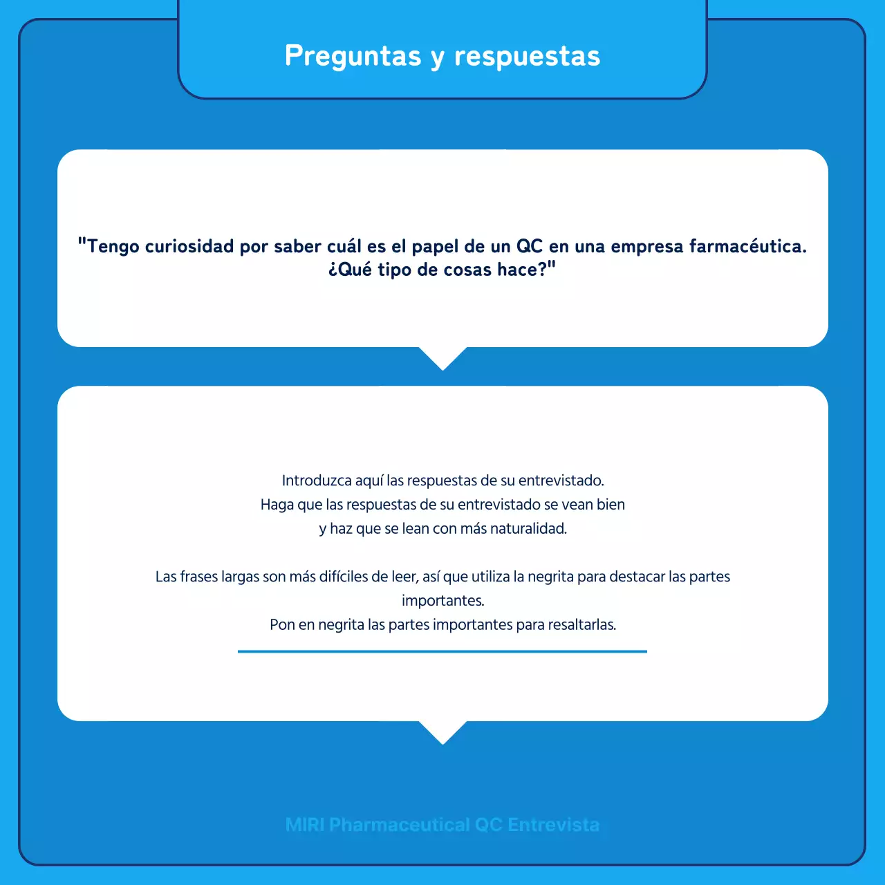 Sobre la entrevista al titular azul y chartreuse kitsch