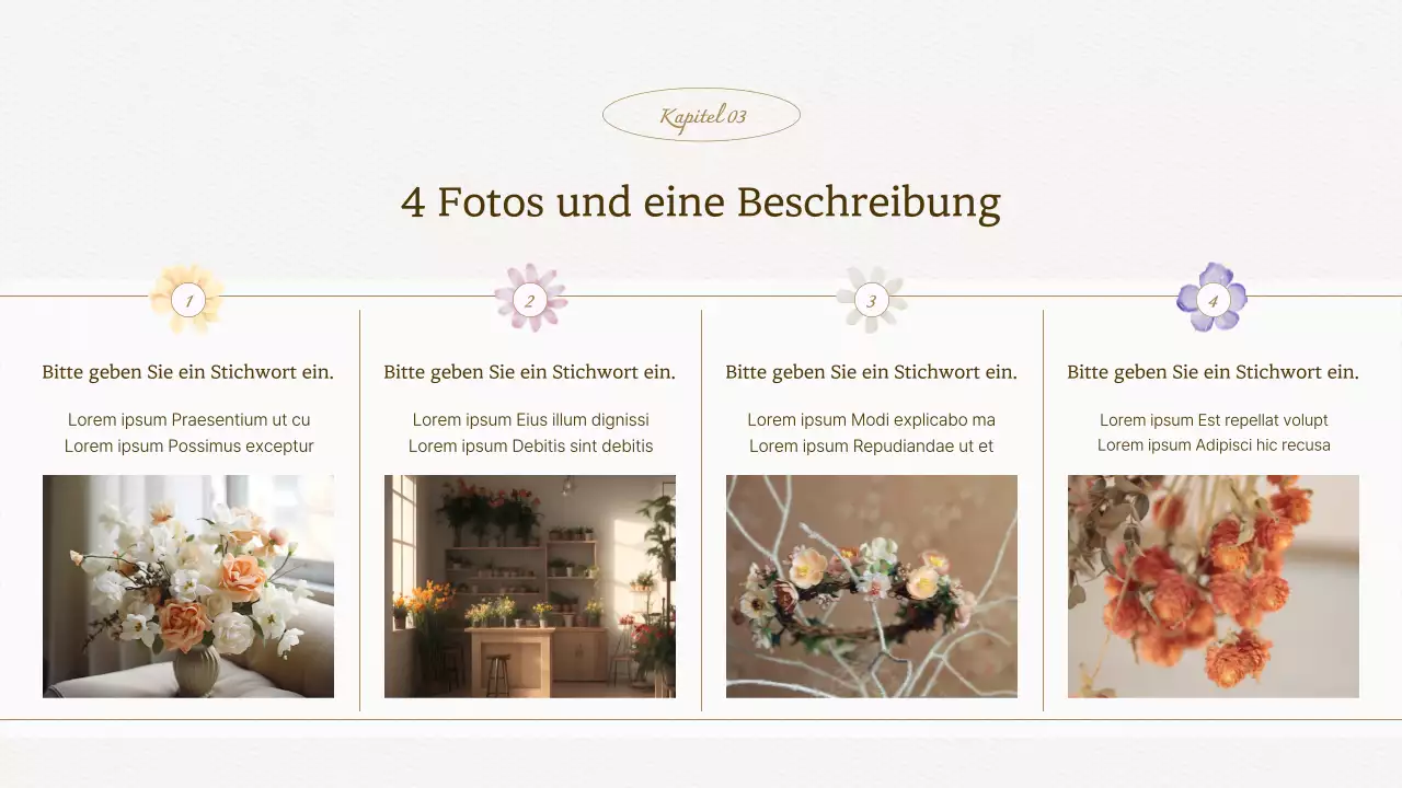 Luxuriöses Aquarell floralen Hintergrund Vorschlag in Elfenbein