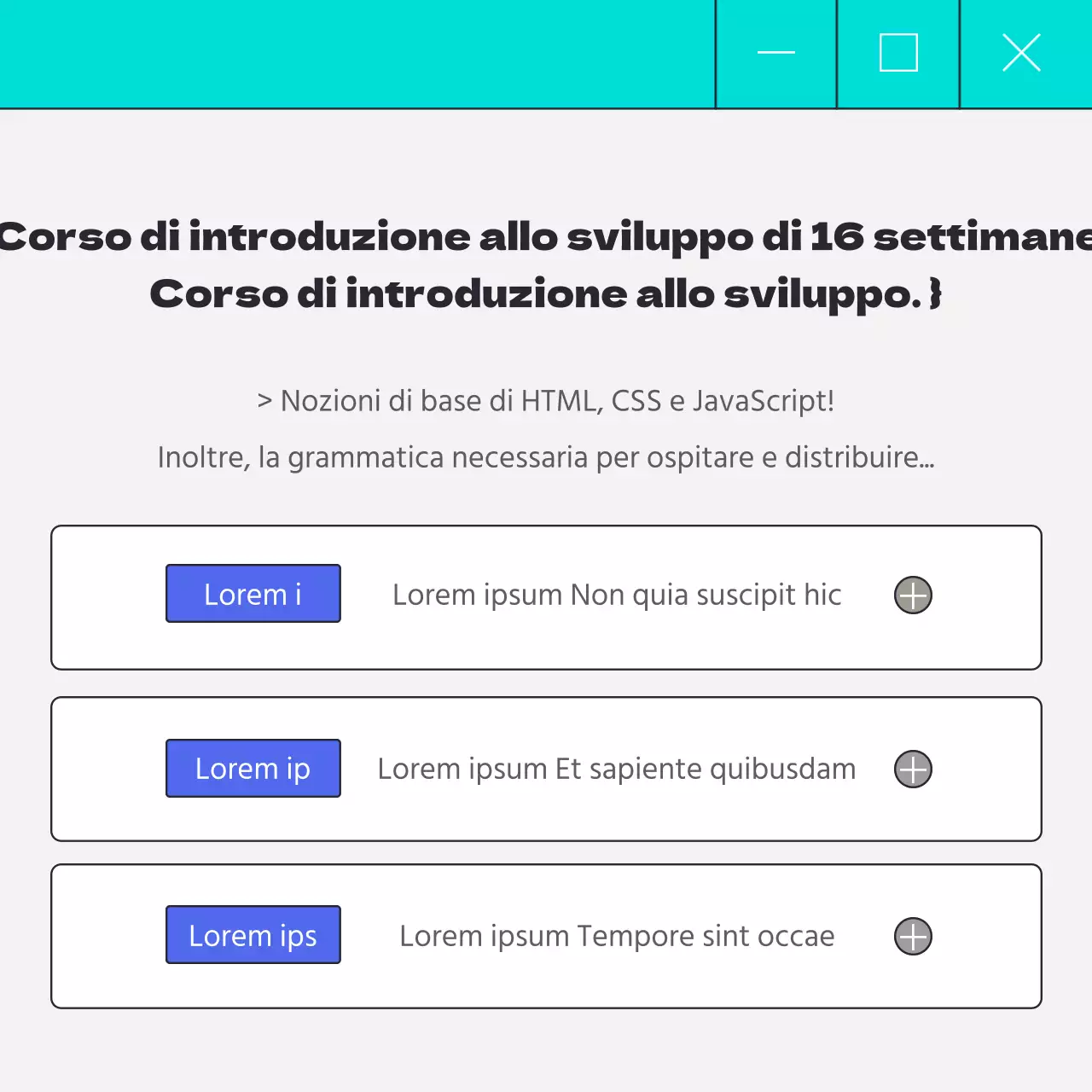 Promuovere l'educazione alla codifica dello sviluppo web in uno stile cyber e blu chiaro.