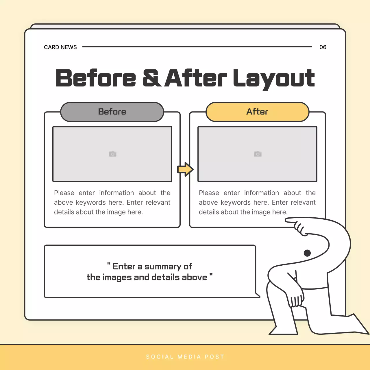Beige Simple Social Media Newsletter Instagram Carousel