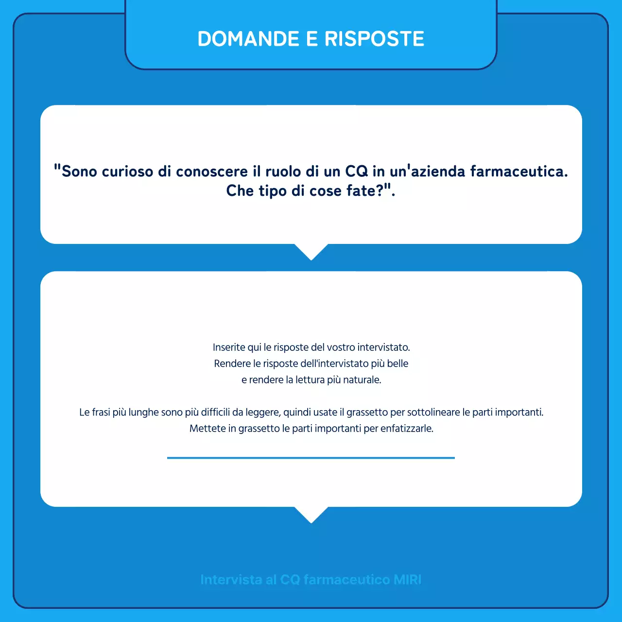 A proposito dell'intervista kitsch in blu e chartreuse