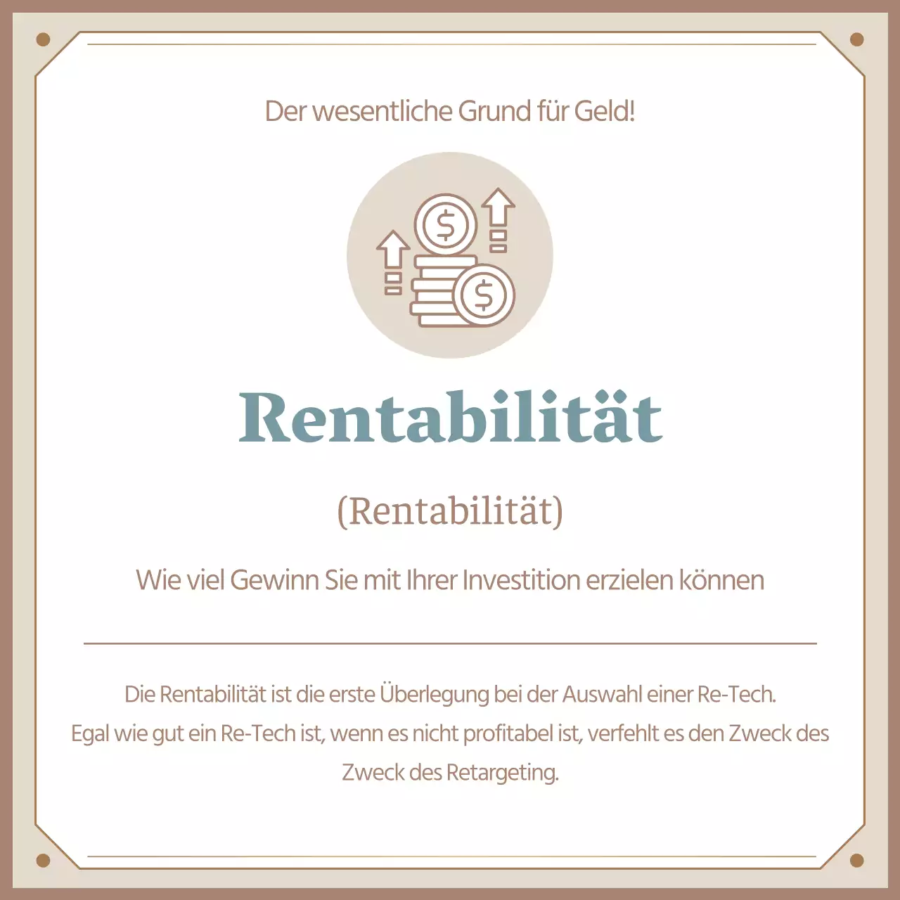 Über die drei Grundsätze der beigen, luxuriösen Finanzen