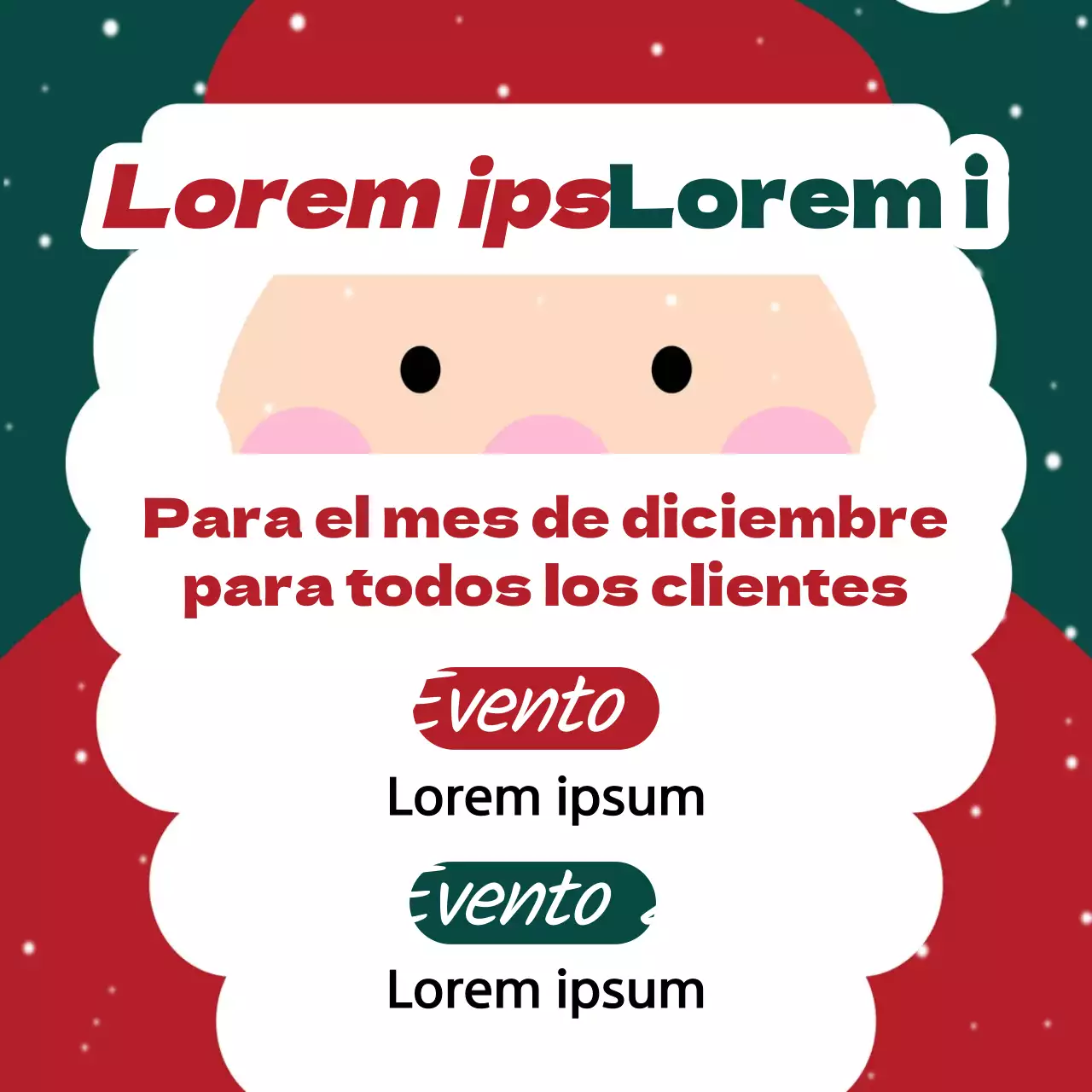 Promover en verde y rojo