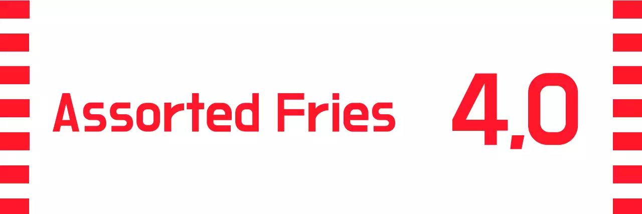 An introduction to red-colored diner food