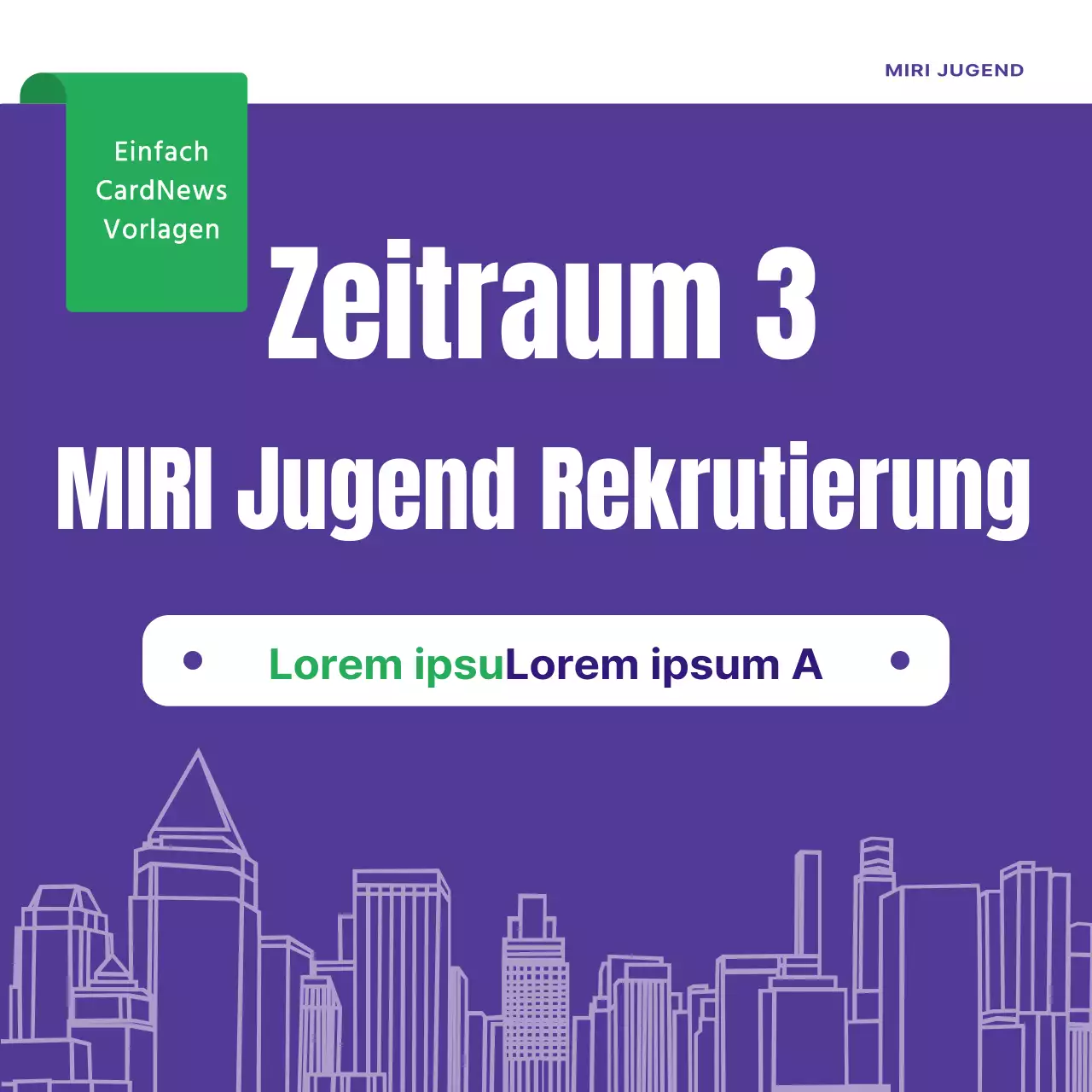 Eine einfache Anwerbung für die Gemeinschaft mit Abstracts und Boras