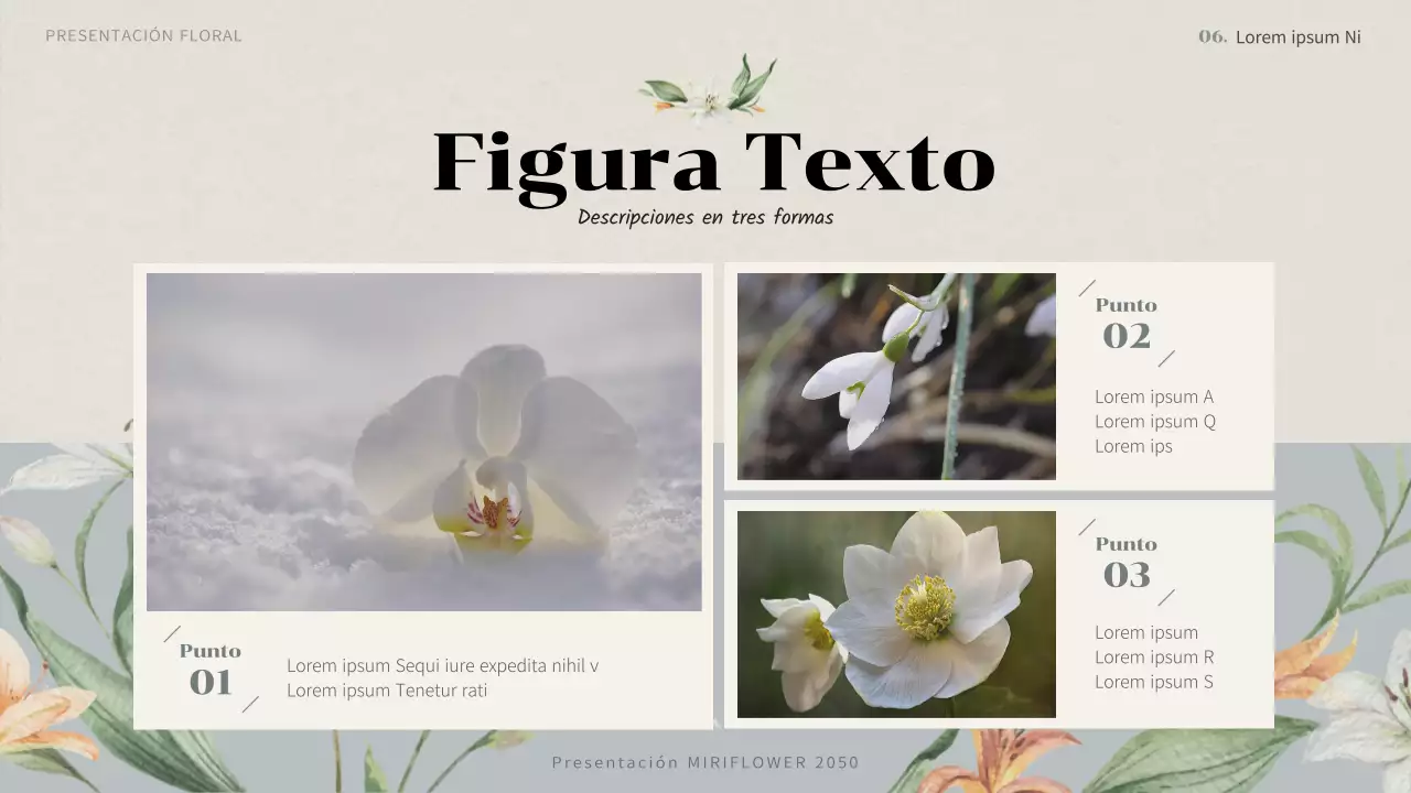 Propuesta vintage de flores de invierno en azul claro