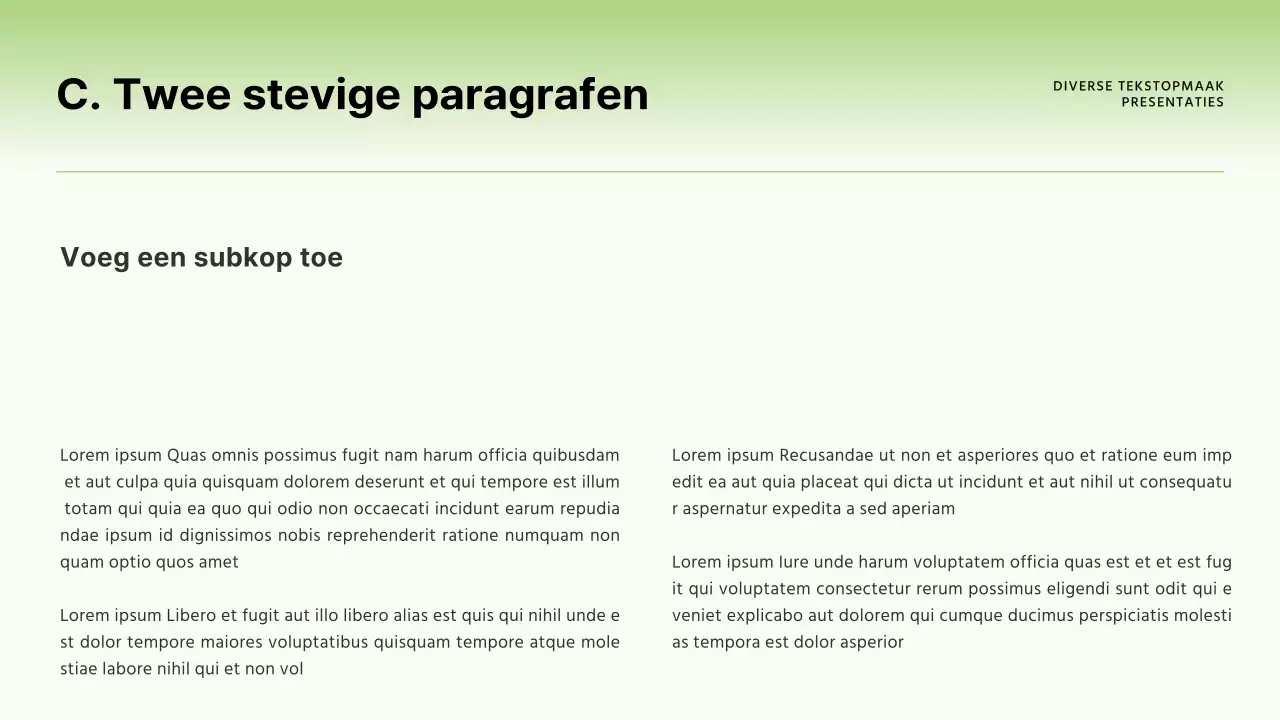 Een eenvoudig zakelijk rapport in regenboog en zwart