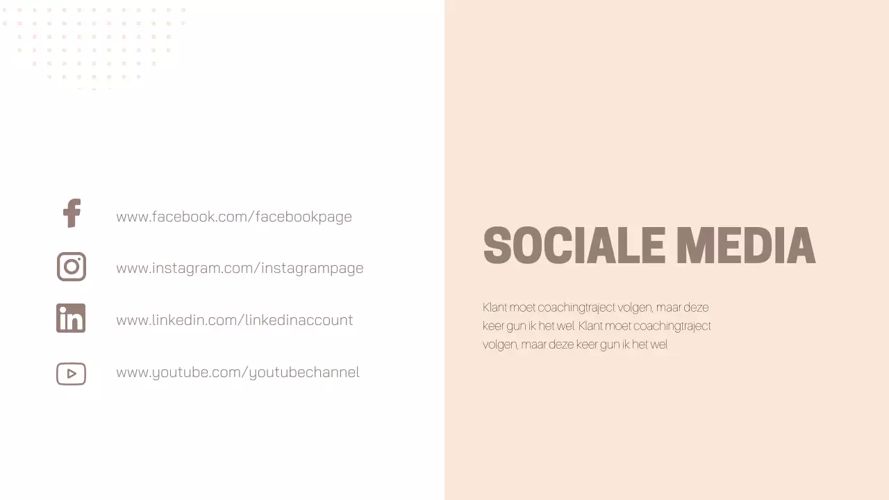 Klassieke zakelijke materialen in beige en bruin