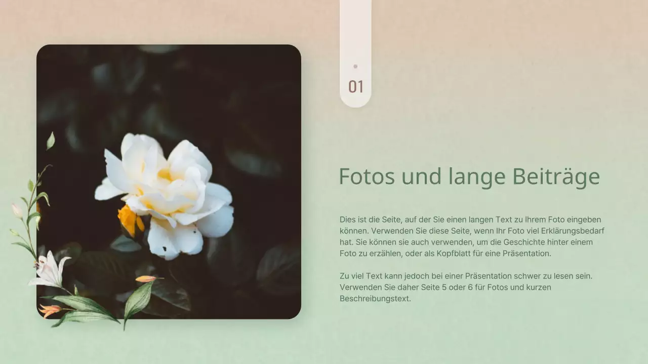 Einfache Winterblumen in rosa und gelber Aufmachung