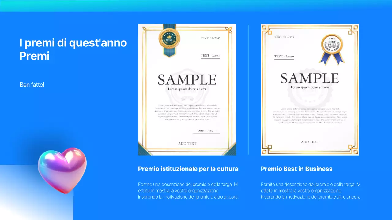 Rapporti di valutazione di fine anno kitsch in blu