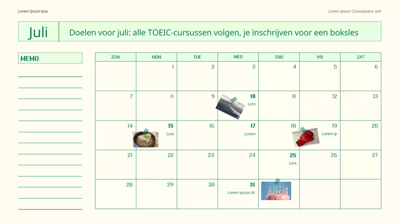 Een trendy GoodNote-kalender in wit en grijs