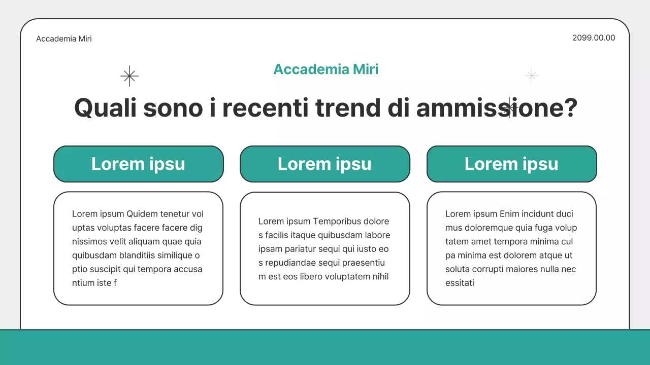 Guida al corso intensivo per le vacanze scolastiche di colore grigio e menta