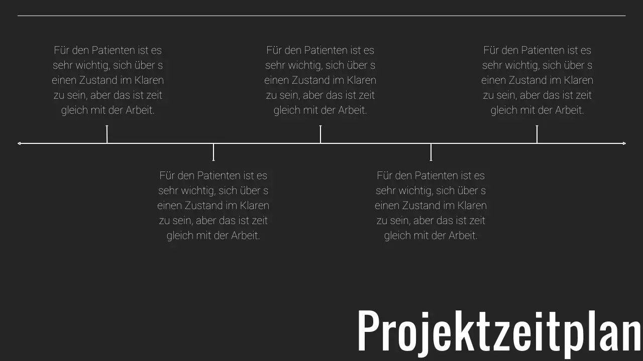 Schwarzer und weißer Minimal-Geschäftsbericht