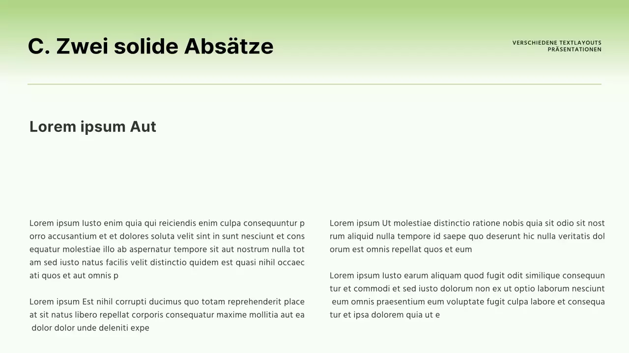 Ein einfacher Geschäftsbericht in Regenbogen und Schwarz