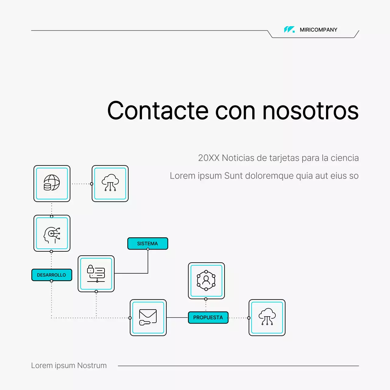 Informe sobre el concepto de circuito de ingeniería simple azul claro