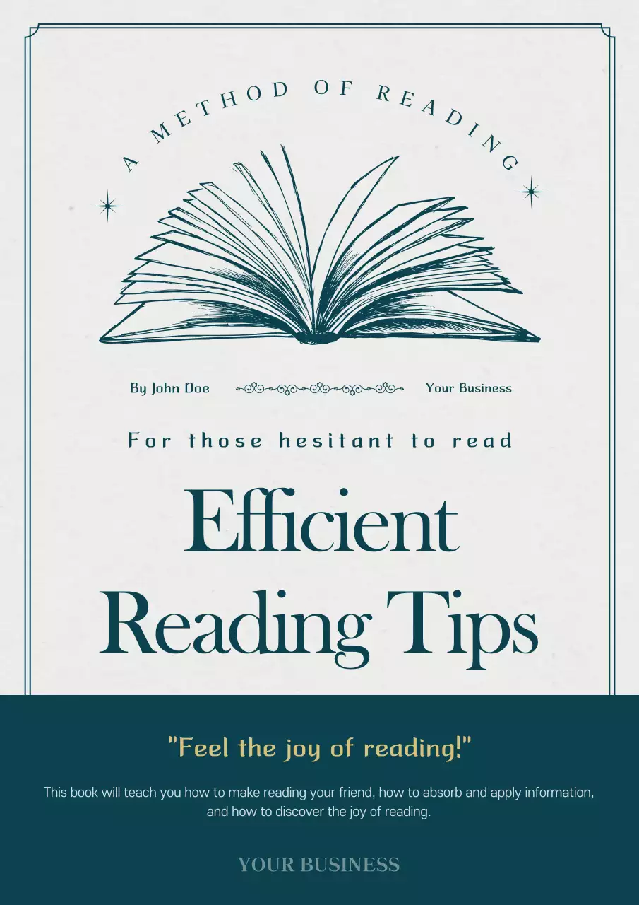 Green Classic Reading Guide Poster