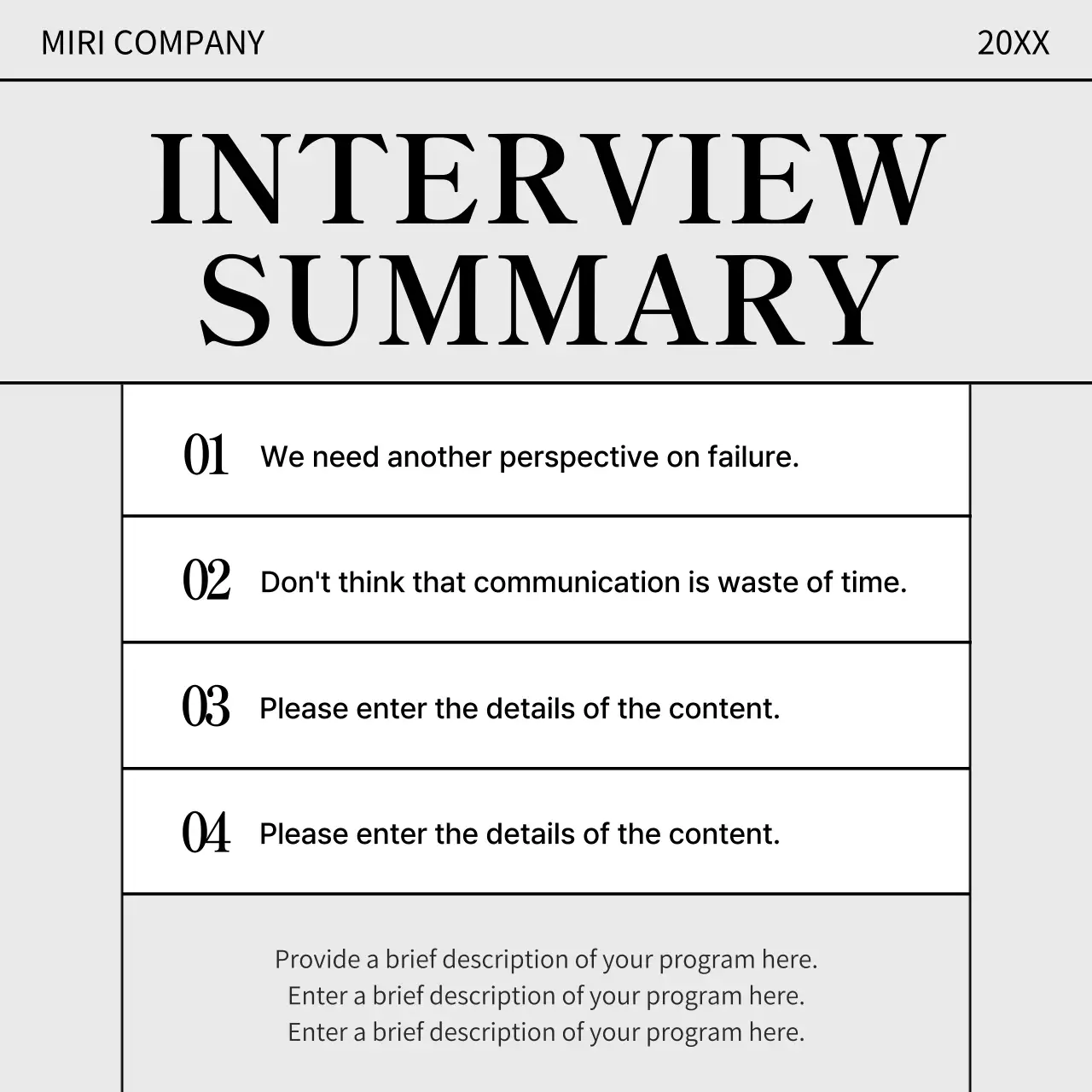 Beige Modern Talk Announcement Instagram Carousel